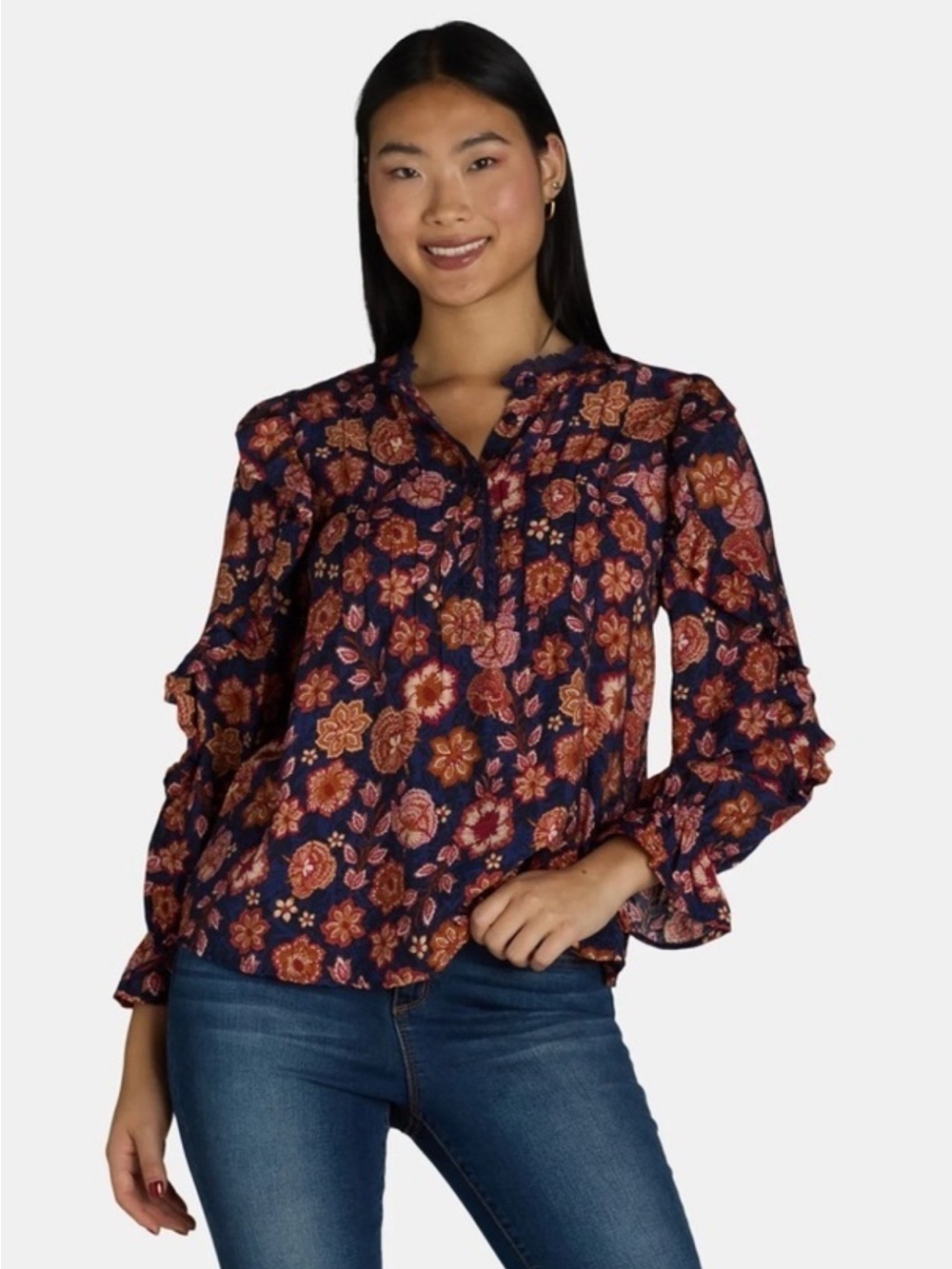 EUC Beautiful Plus-size fall top 3x